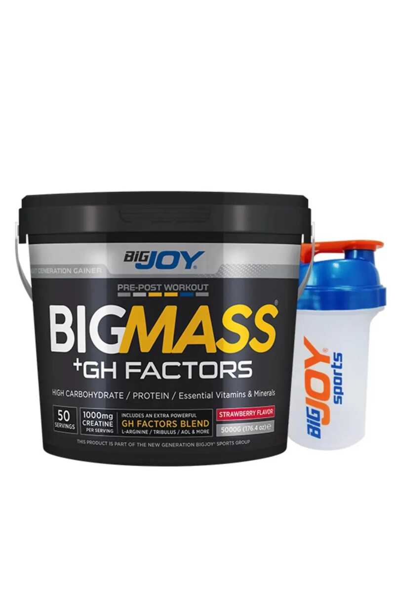 TY-Bigjoy BigMass GH Karbonhidrat Tozu 5000gr Çilek