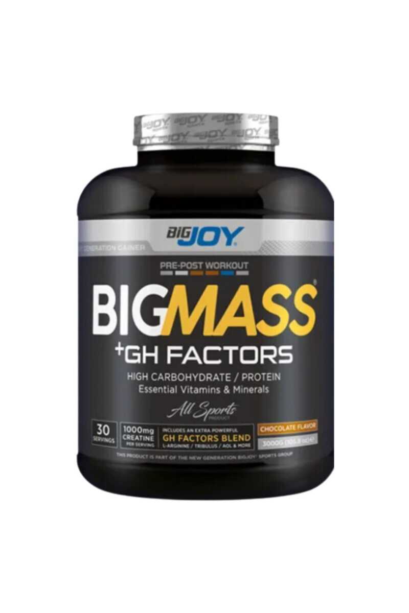 TY-Bigjoy BigMass GH Karbonhidrat Tozu 3kg Çikolata