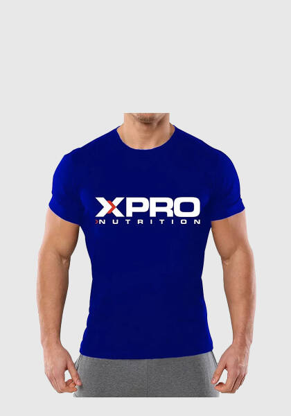 Xpro Baskılı T-Shirt Mavi - 1