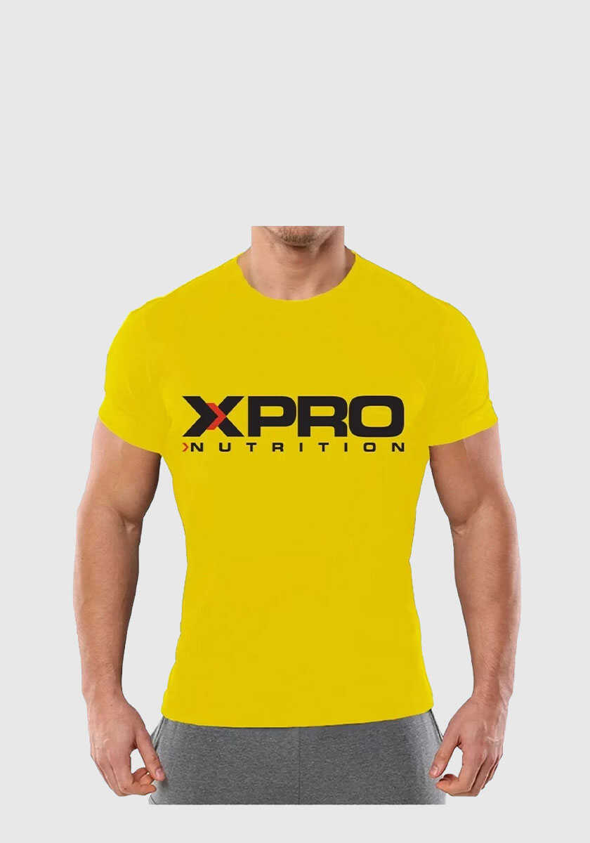 Xpro Baskılı T-Shirt Sarı