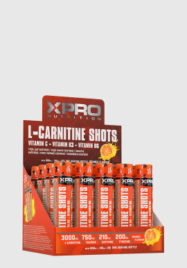 Xpro L-Carnitine Shot 3000mg 40ml x 20 Adet - XPRO NUTRITION